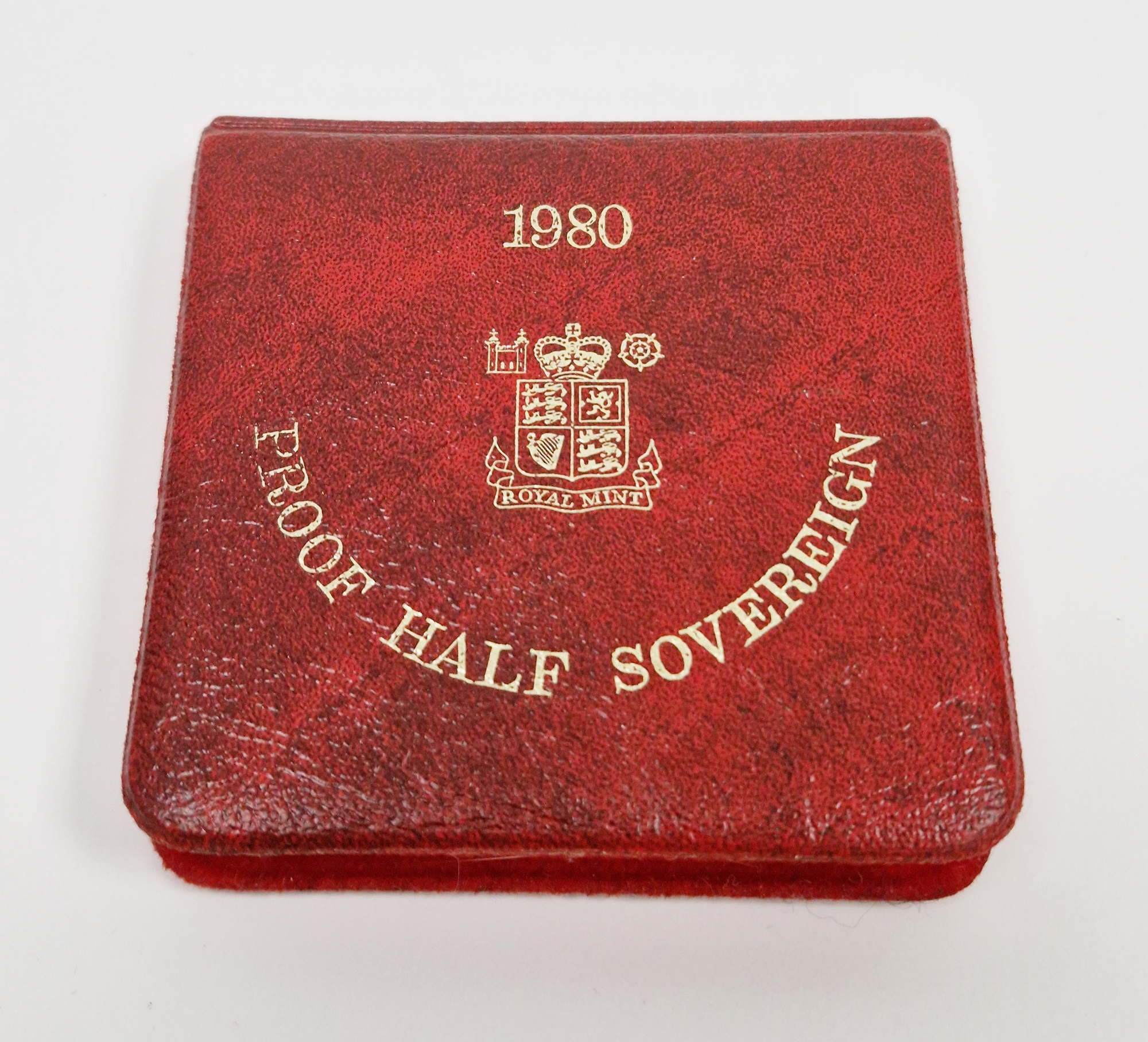 Elizabeth II Royal Mint gold 1980 half-sovereign in proof case - Image 3 of 3