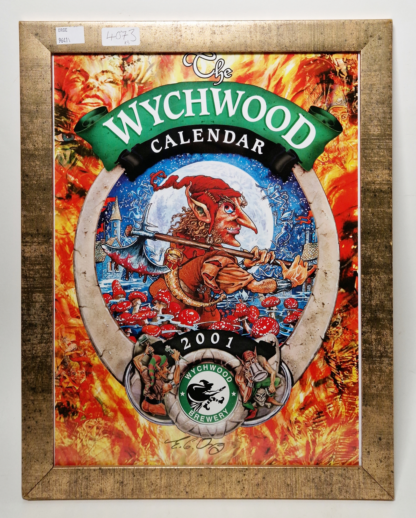 After Ed Org (b.1955) Three signed Wychwood Brewery posters for 'Old Devil', Wychwood 2000AD - Image 3 of 6