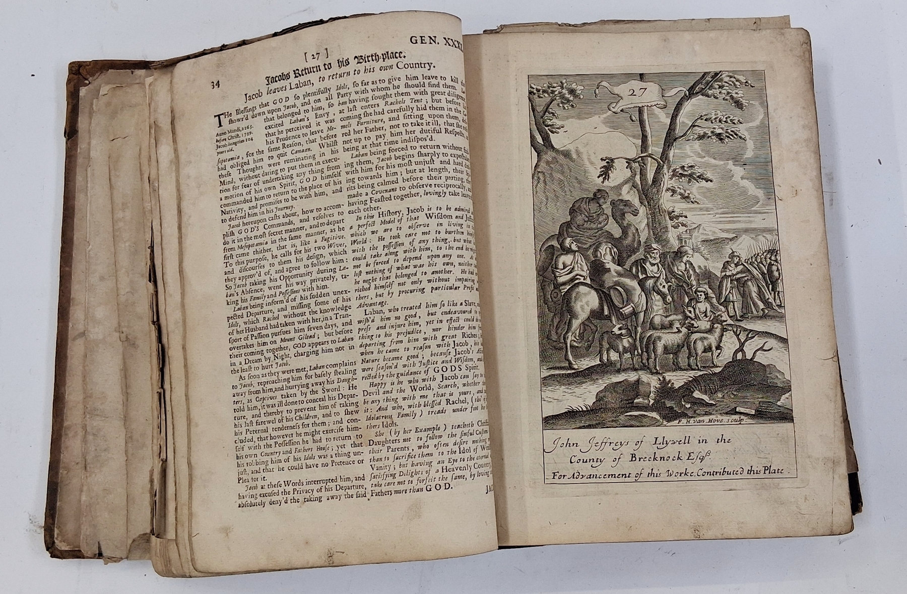Monsieur de Royaumont "The History of the Old and New Testament , extracted out of the Sacred - Image 2 of 12