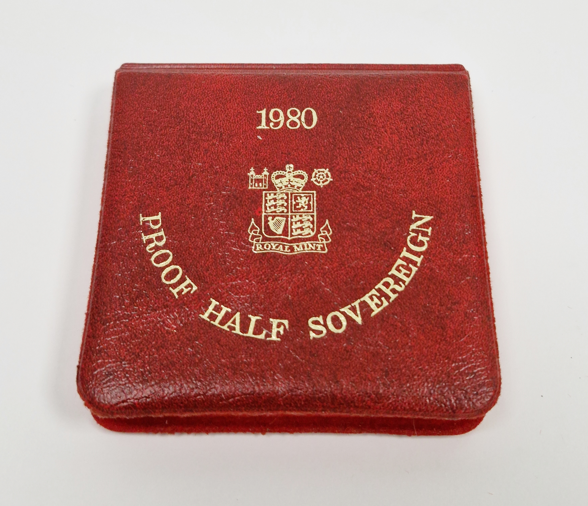 Elizabeth II Royal Mint gold 1980 half-sovereign in proof case - Image 3 of 3