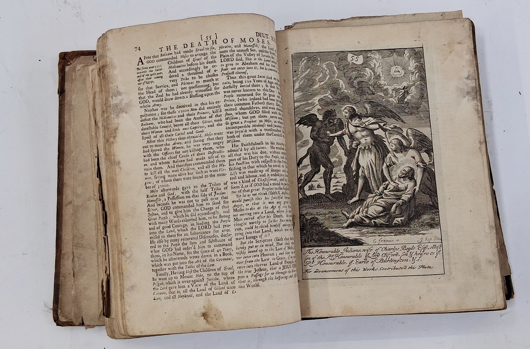 Monsieur de Royaumont "The History of the Old and New Testament , extracted out of the Sacred - Image 3 of 12