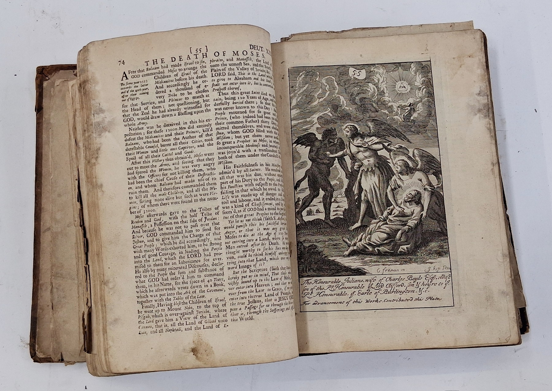Monsieur de Royaumont "The History of the Old and New Testament , extracted out of the Sacred - Image 12 of 12