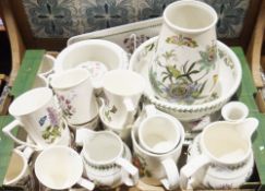 Quantity of Portmeirion Botanic Gardens including large vase, mixing bowl, cups, plates and other