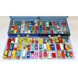 Matchbox Series 41 Collectors Case together with a Matchbox Superfast Collector's Carrying Case both