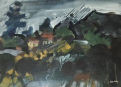 William Mills (1923-1997)  Watercolour and Chinese White  