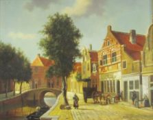 H Veger (b.193??)  Oil on board 