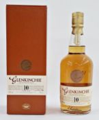 Glenkinchie the Edinburgh malt lowland scotch whisky, 10 year old, distilled at the Glenkinchie