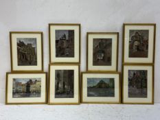 Willem Leonardus (Leendert) Bruckman (1866-1928), a set of eight prints after the original drawings,