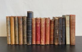 A mixed collection of 19th century books to include a set of three first edition volumes of Sir
