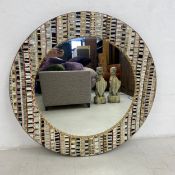 A Dusciana Bravura Murano glass mosaic wall mirror of large size, signed and dated to the reverse.