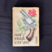 A first edition copy of Ian Fleming's 'From Russia, With Love' from the James Bond series.