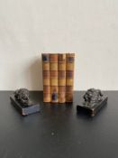 Four first edition volumes of 'The History of England' 1838 by David Hume and Tobias Smollett