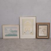 Marie Laurencin (1883-1956), a signed early 20th century etching titled 'Dancing Figures' along with