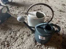 2 X WATERING CANS