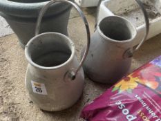 2 X MILK CHURNS