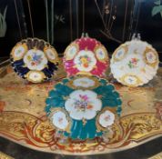 MEISSEN: A SET OF FOUR PORCELAIN DESSERT PLATES