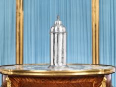 AN ITALIAN SILVER COCKTAIL SHAKER BY FARAONE, MILANO