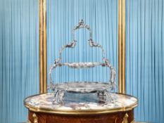 A LARGE ITALIAN SILVER DESSERT STAND