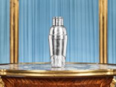 AN ART DECO SILVER COCKTAIL SHAKER, GERMAN, MARK FOR WILHELM BINDER