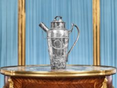 AN EARLY 20TH CENTURY CHINESE SILVER COCKTAIL SHAKER MARK OF WING ON & CO. HONG KONG