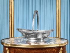 A GEORGE III PERIOD STERLING SILVER BASKET, LONDON, 1805