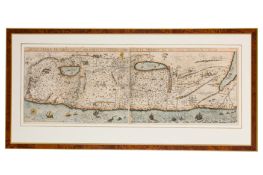 A SET OF ELEVEN 17TH CENTURY MAPS OF THE HOLY LAND FROM THEATRUM TERRAE SANCTAE...