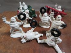 **A Michelin plane, tractor and men**