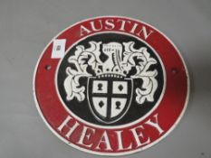 **An Austin Healey plaque**
