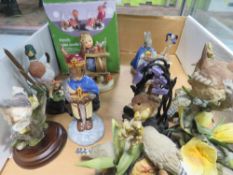 A tray of ceramics to include Royal Doulton Bunnykins