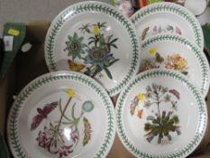A box of Portmeirion Botanic garden plates