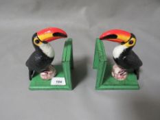 **Toucan bookends**