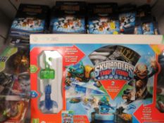 A box of skylanders