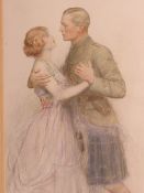 HENRY STEPHEN LUDLOW (HAL) (b.1861). A study of a First World War Scottish officer dancing with