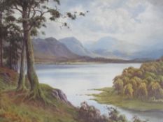 DONALD A. PARTON, pseudonym for EDWARD THOMPSON (1891-1971). Lake District scene with storm