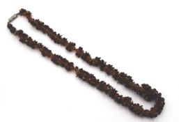 kurze Halskette, Bernstein ?, ca. L-40cm