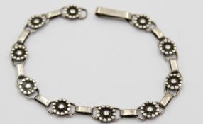 Silber-Armband, älter, ca. 6,8gr., L-18cm