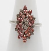 925 Silberring mit pinken Turmalin ?