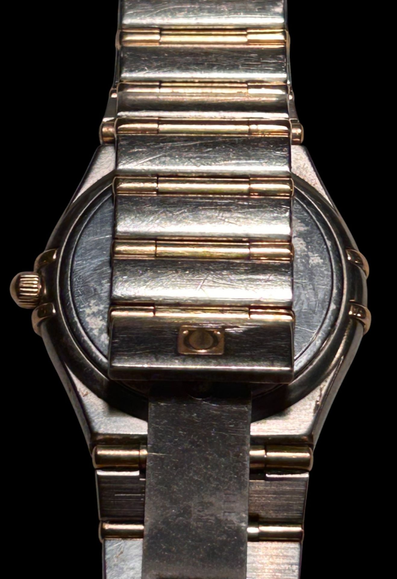 Quartz Armbanduhr "Omega" Constellation, Stahl/Gold-750-,Ref. Nr. 56901498, D-3,2 cm,  orig. Band,  - Bild 4 aus 8