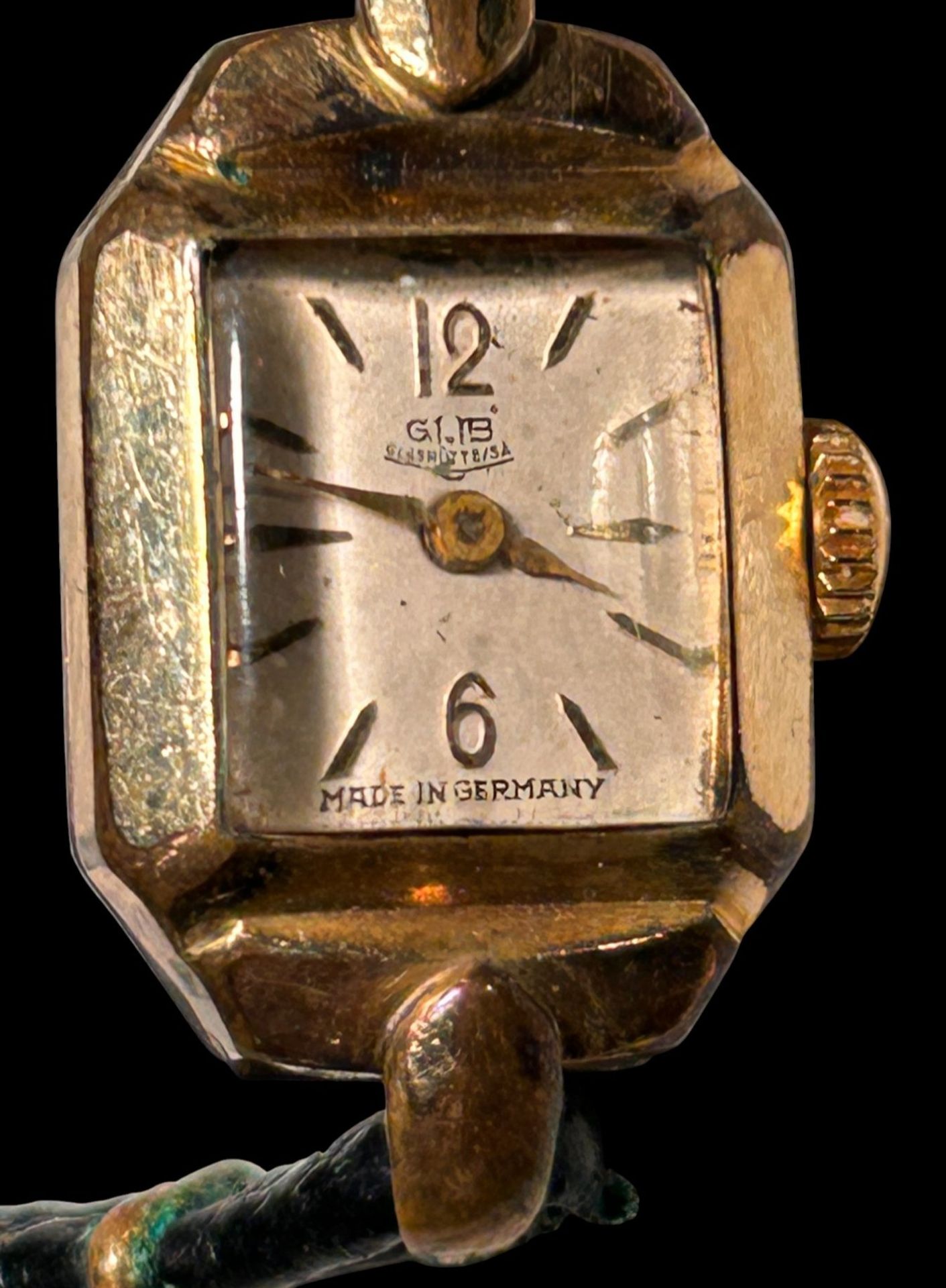 mechan. DAU "GUB" Glashütte/Sa an Stoffband, Werk läuft