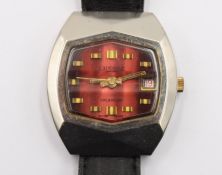 Vintage-Armbanduhr, Lausanne Calendar, Handaufzug, Werk läuft, getragene Erhaltung, 3,7 x 4cm