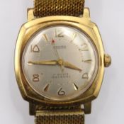 Vintage-Armbanduhr, Ankra, Handaufzug, Werk läuft, getragene Erhaltung, D- 3,1cm