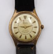 Vintage-Armbanduhr, Utilis, Handaufzug, Werk läuft, getragene Erhaltung, D- 3,2cm