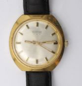 Vintage-Armbanduhr, Pontiac, Handaufzug, Werk läuft, getragene Erhaltung, D-3,4cm