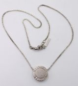 925er Silber-Halskette, Jette Joop Europe, 16gr., ca. L-44cm, Flyer D-2cm