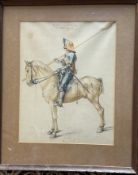 gr. Kunstdruck nach A. Dürer, ger/Glas, RG 57x47 cm