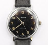 Vintage-Armbanduhr, Kienzle, Handaufzug, Werk läuft, getragene Erhaltung, D- 3,3cm