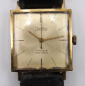 Vintage-Armbanduhr, ZenTra, Handaufzug, Werk läuft, getragene Erhaltung, 2,8 x 2,8cm