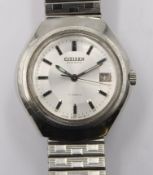 Vintage-Armbanduhr, Citizen, Automatik, Werk läuft, getragene Erhaltung, D- 3,7cm