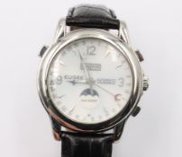 Armbanduhr, Elysee, Automatik, Mondphase, Werk läuft, leicht getragene Erhaltung, D- 4cm