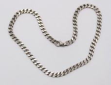 schwere 925er Silber-Herrenhalskette, 65,2gr., ca. L-52cm